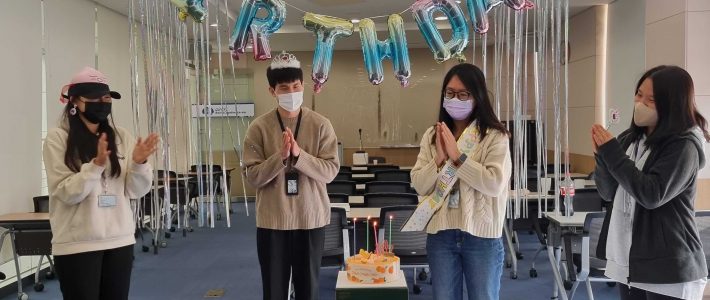Changyeob, Hyunkyoung, Juyeong and Hyein’s birthday party !!